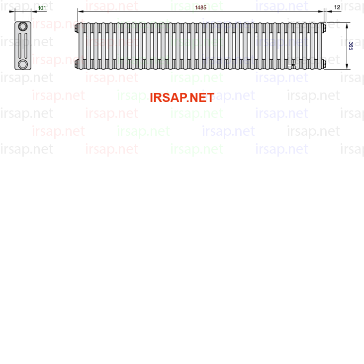 Радиатор IRSAP Tesi 30365/33 T14 CL 01